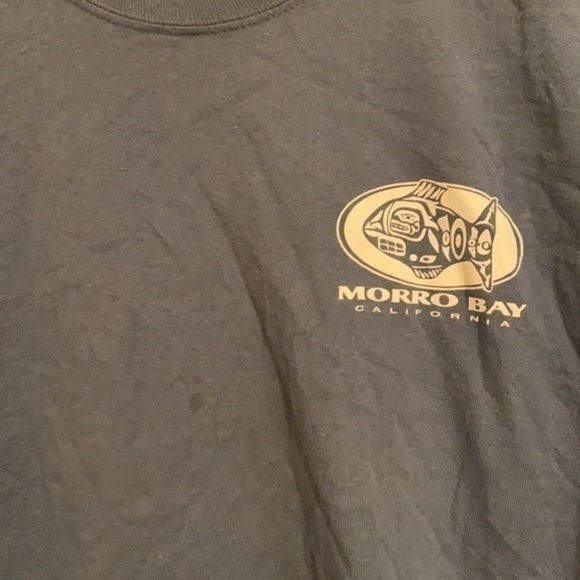 MORRO BAY CALIFORNIA BLUE LONG SLEEVE SHIRT XL - Picture 2 of 5